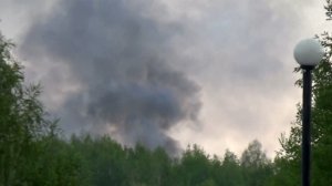 Сильное возгорание к востоку от района Толмачево. Город Вязники 30.04.2024