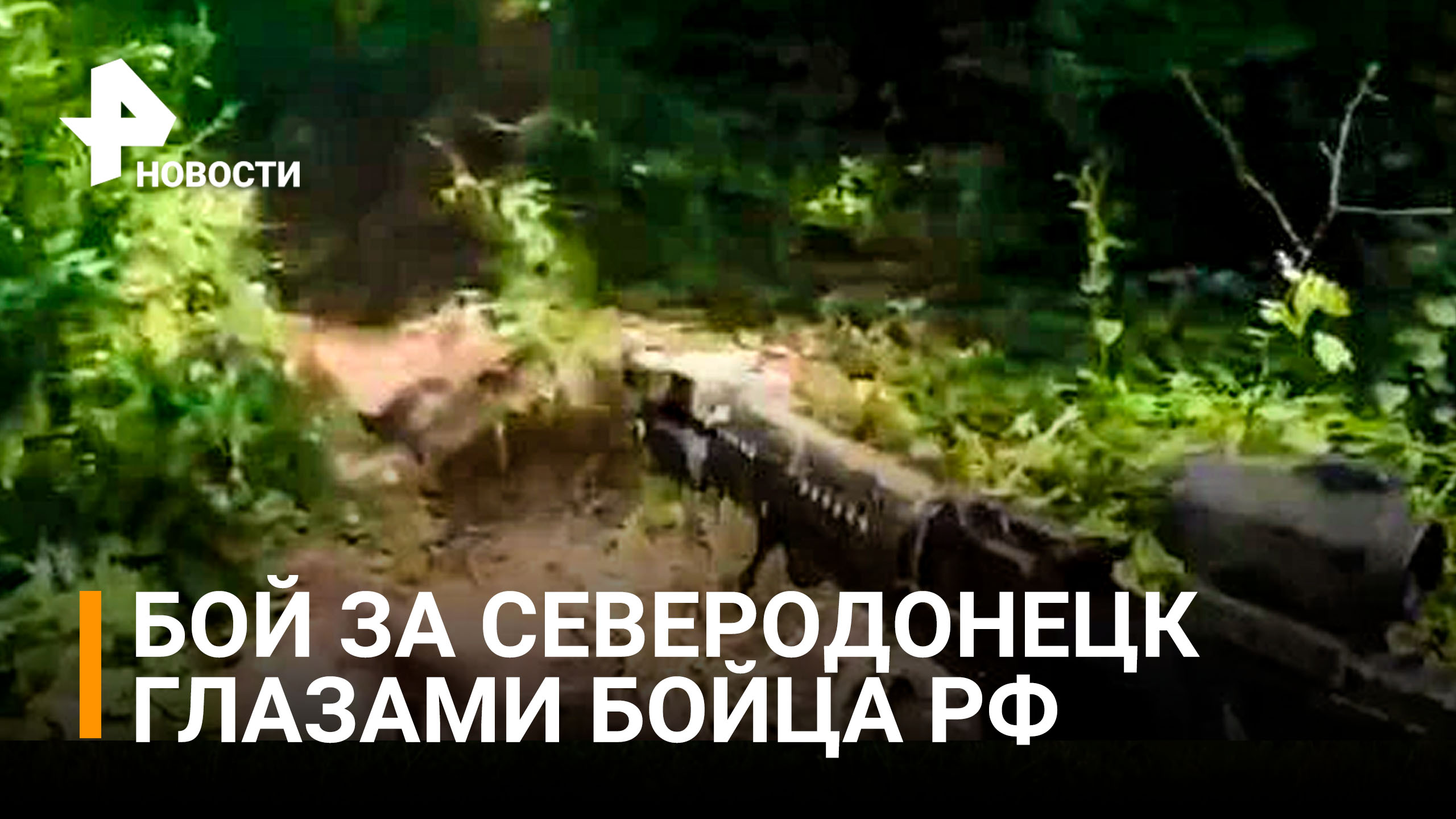 Бой от первого лица: российские военные против ВСУ в районе Северодонецка / РЕН Новости