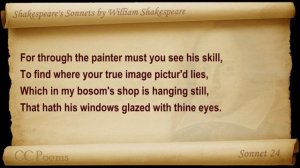 Sonnet 024 by William Shakespeare