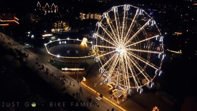 Колесо обозрения в Зеленоградске | Калининградская область, видео с дрона смотреть онлайн