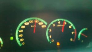 Nissan Gloria VQ30DET разгон на мокром асфальте.