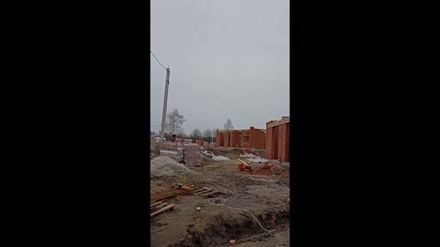 Текущий этап строительства домов в КП Переславские дачи (февраль 2024 г.)