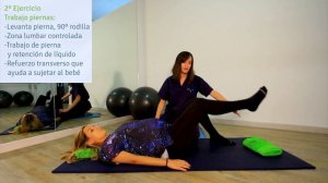 PILATES para Embarazadas 3 EJERCICIOS nivel principiantes  | Fisiolution