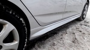 Снег больше не будет так сильно прилипать на подкрылки и пороги. Дедовский способ