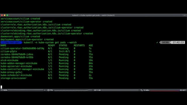 Kubernetes: Instalación de minikube con el plugin CNI Cilium смотреть онлайн