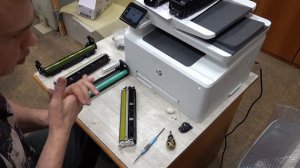 #171 Скрипят, гудят цветные картриджи CF540A, CF530A, CF400A, CF410A, Canon 045, 046, 054 и т.д.