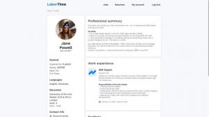 JobBoard Website Template Overview | LaborTime Dynamic Template