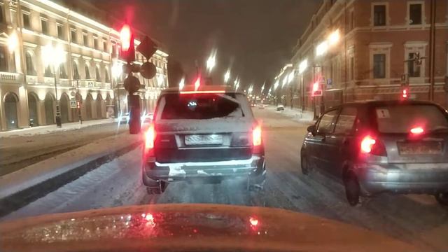 2022.01.30. Погода Петербург. 20:15. -2°. Сорок минут по заваленному снегом городу. смотреть онлайн