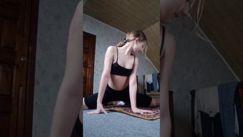 :! растяжка:на поперечный:?шпагат:¡❤💗