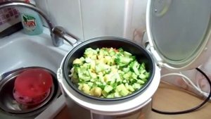 Овощное рагу в мультиварке Панасоник Panasonic видео рецепт