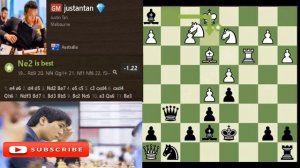 Wesley So Sacrifice His Rook and Trapped GM Justin Tan's Queen and Wins !