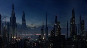 Coruscant Skyline | Star Wars Ambience (No Music)