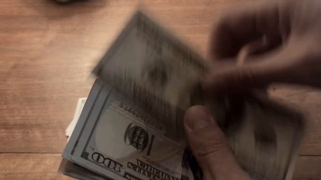 Звук бумажных денег (Долларов)#2 Cчитаем деньги медленно смотреть онлайн
