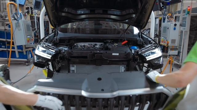 Skoda Auto's Second Generation 2024 SKODA KODIAQ Production Line / Plant Kvasiny, Czech Republic