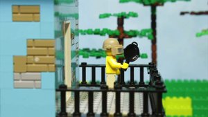 PUBG ANIMATION "LUCKY NOOB" Lego funny stop motion