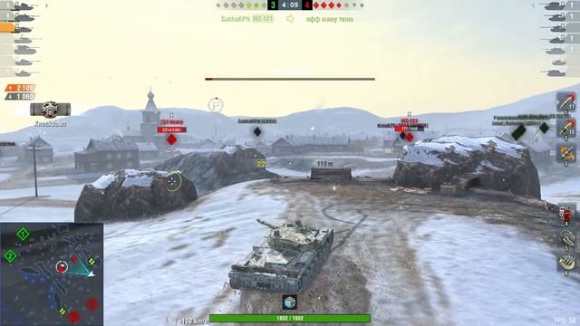 T-100 LT _ 6890 DMG, 3 Kills - WoT Blitz UZ Gaming смотреть онлайн