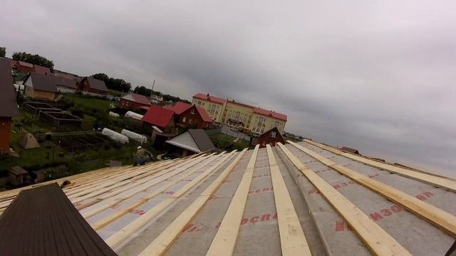 6 дней за 11 мин. Кровля крыши. Дорогино.