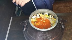 Говяжьи ребра с нутом в Афганском казане. Полезно и вкусно.#говяжьиребра#нутсмясом#казан#зож#пп#