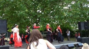 Фламенко на фестивале в Брикстоне: Morley flamenco dancers