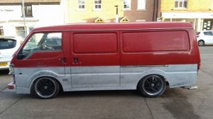 Mazda e2200 van customised.