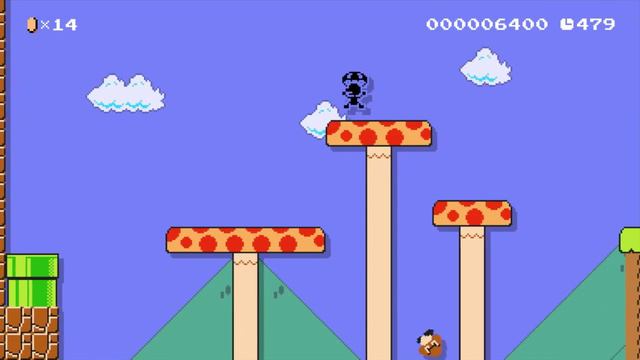 The Road For Puh World 1 by Daniel - Super Mario Maker - No Commentary 1AD