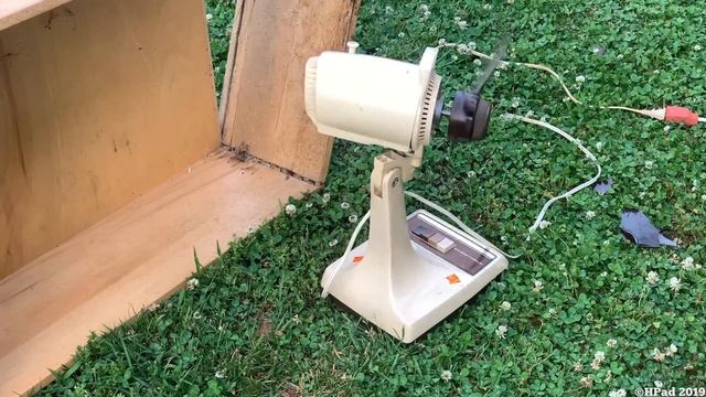Vintage Galaxy Desk Fan Destruction