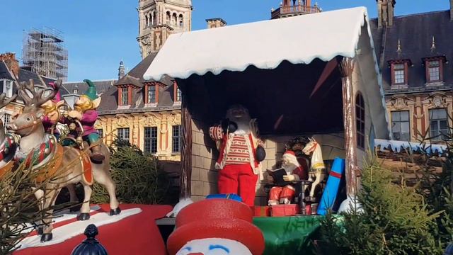 Предрождественская прогулка по французскому  городу Лиль (Лилль). Lille Frans