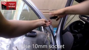 Nissan Almera N16  How to Replace a Car Door Mirror