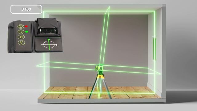 How to use the tilt function mode and the X-axis adjustment mode of the Huepar DT03CG laser level смотреть онлайн