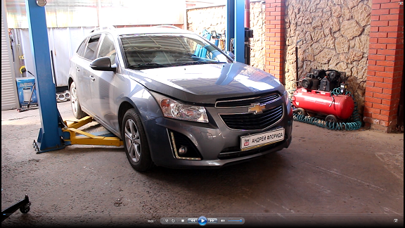 Переборка стартера и замена втягивающего реле на Chevrolet Cruze 1,8 Шевроле Круз 2015 года