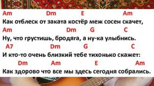 Поём под гитару песню Олега Митяева "Как здорово" (Изгиб гитары жёлтой...)