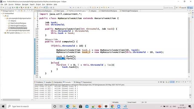Power of Parallel programming using ForkJoinPool/RecursiveAction смотреть онлайн