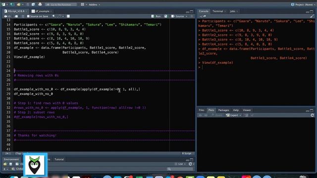 How to remove rows with 0 values in R dataframes (Data Analysis Basics in R #16)