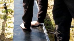 горизонтальная гидроизоляция фундамента рубероидом ч3 (настил рубероида)