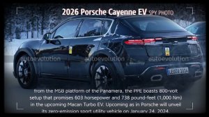 SPYSHOTS: 2025/2026 Porsche Cayenne EV