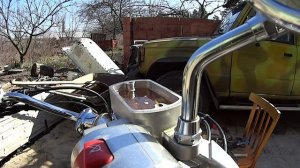 Yamaha XVS 1100 Brake Fluid Change - Замена тормозной жидкости
