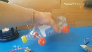 МАШИНКА СВОИМИ РУКАМИ   ИЗ ПЛАСТИКОВОЙ БУТЫЛКИ в домашних условиях