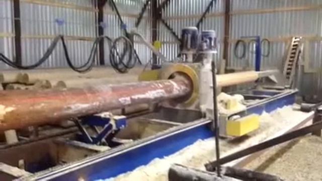 Производство оцилиндрованного Бревна