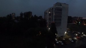 Страшная гроза в Перми.Кошки в ужасе! 19 июля 2020.