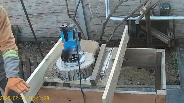 Выравнивание слэба фрезером. / Slab alignment.