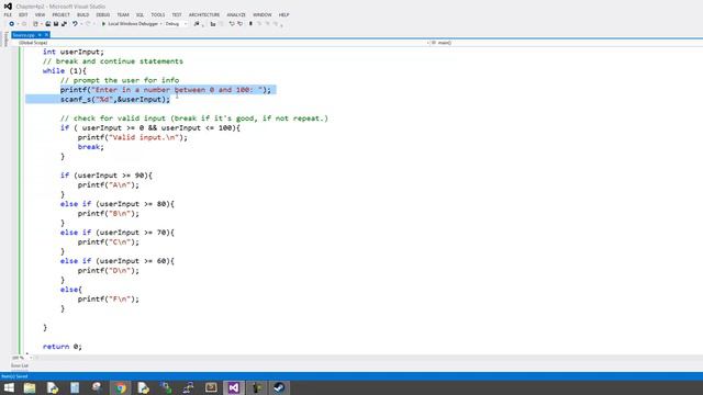 CS102 - Chapter 4 Part 2 (Break and Continue statements) смотреть онлайн