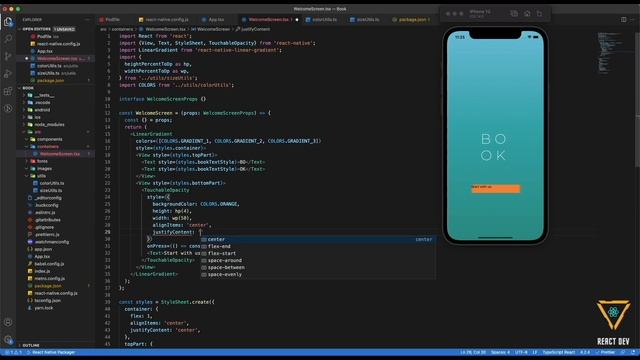 React Native UI | Welcome Screen | Animated Login | EP-01 | Speed Code смотреть онлайн