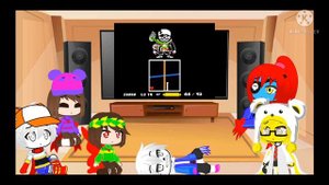 Undertale react to LB!Sans Phase 4