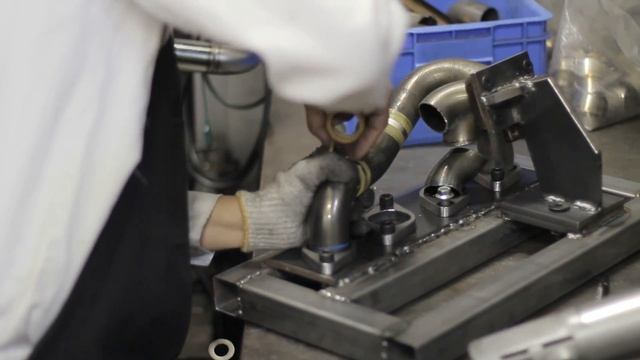 THE MAKING of 240SX Custom Exhaust Manifold made to suit the new Turbo position　～TOMEI POWERED～ смотреть онлайн