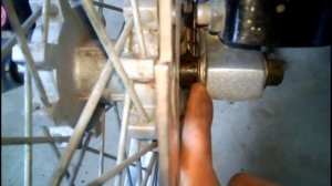 Kayo T2 Enduro. Поставил 17" переднее колесо от мотарда.