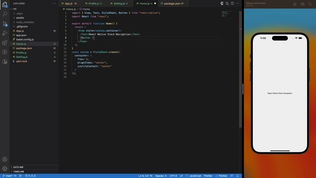 React Native Tutorial:Stack Navigation in React Native смотреть онлайн
