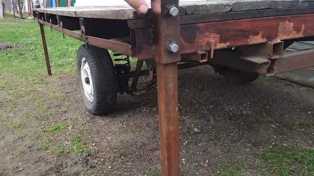 Прицеп - платформа для перевозки пчёл на 10 семей. смотреть онлайн