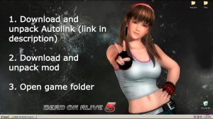 Dead or Alive 5 _ how to install mods _ Autolink tutorial and download.