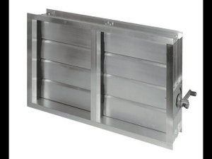 Воздушный клапан из алюминиевого профиля