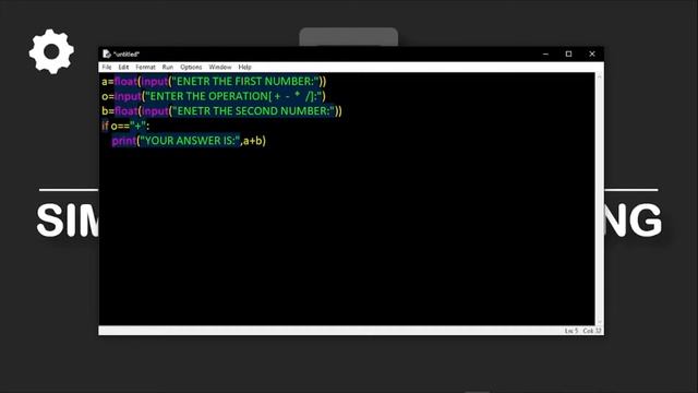 SIMPLE CALCULATOR USING PYTHON IDLE | CLASS XII CBSE | CLASS XI CBSE | #PYTHON_CLASS_XI_CS